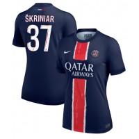 Paris Saint-Germain Milan Skriniar #37 Hjemmebanetrøje Dame 2024-25 Kortærmet